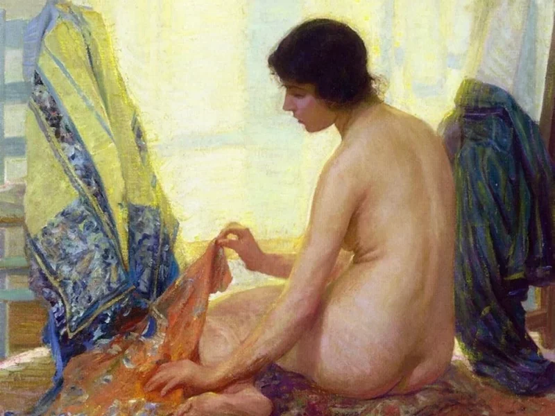 1858-Robert William Vonnoh - Leah